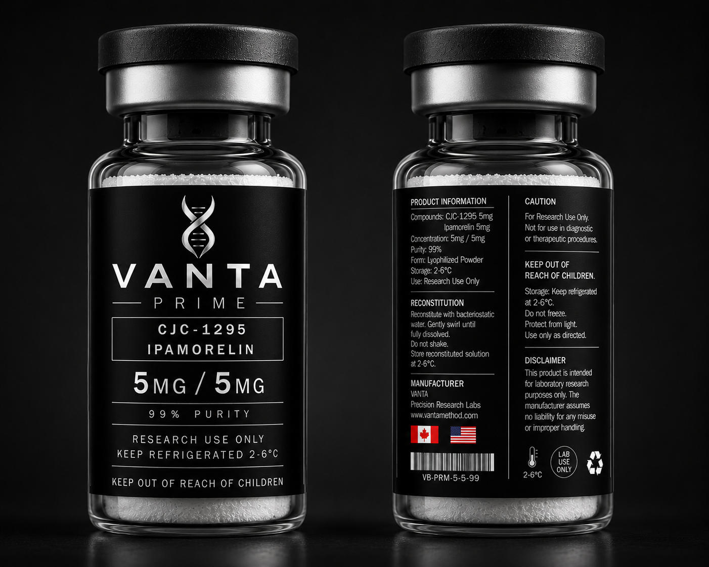 VANTA PRIME - CJC-1295 5MG + Ipamorelin 5MG