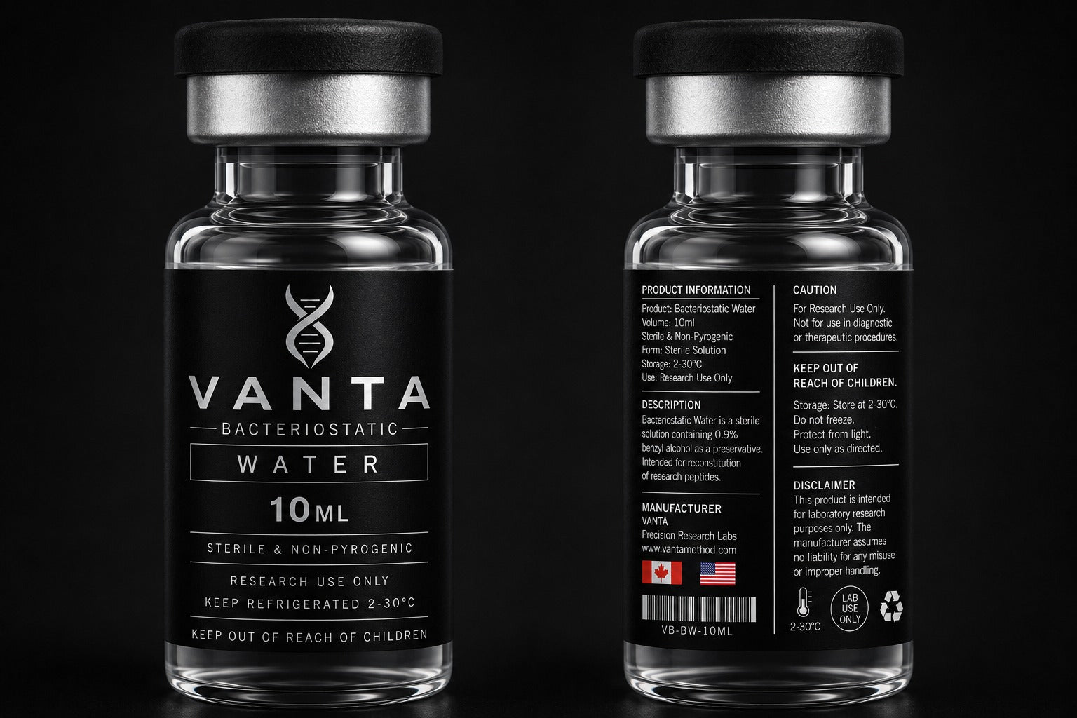 Vanta Bacterostatic Water 10mL